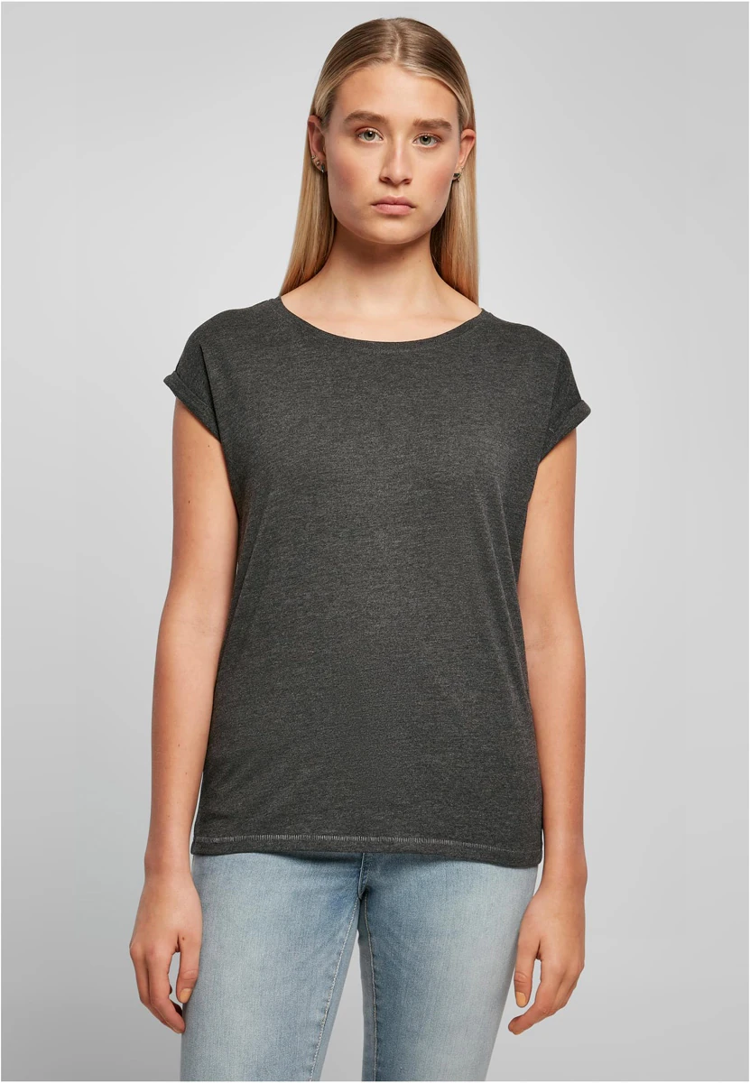 Build Your Brand Ladies Extended Shoulder Tee