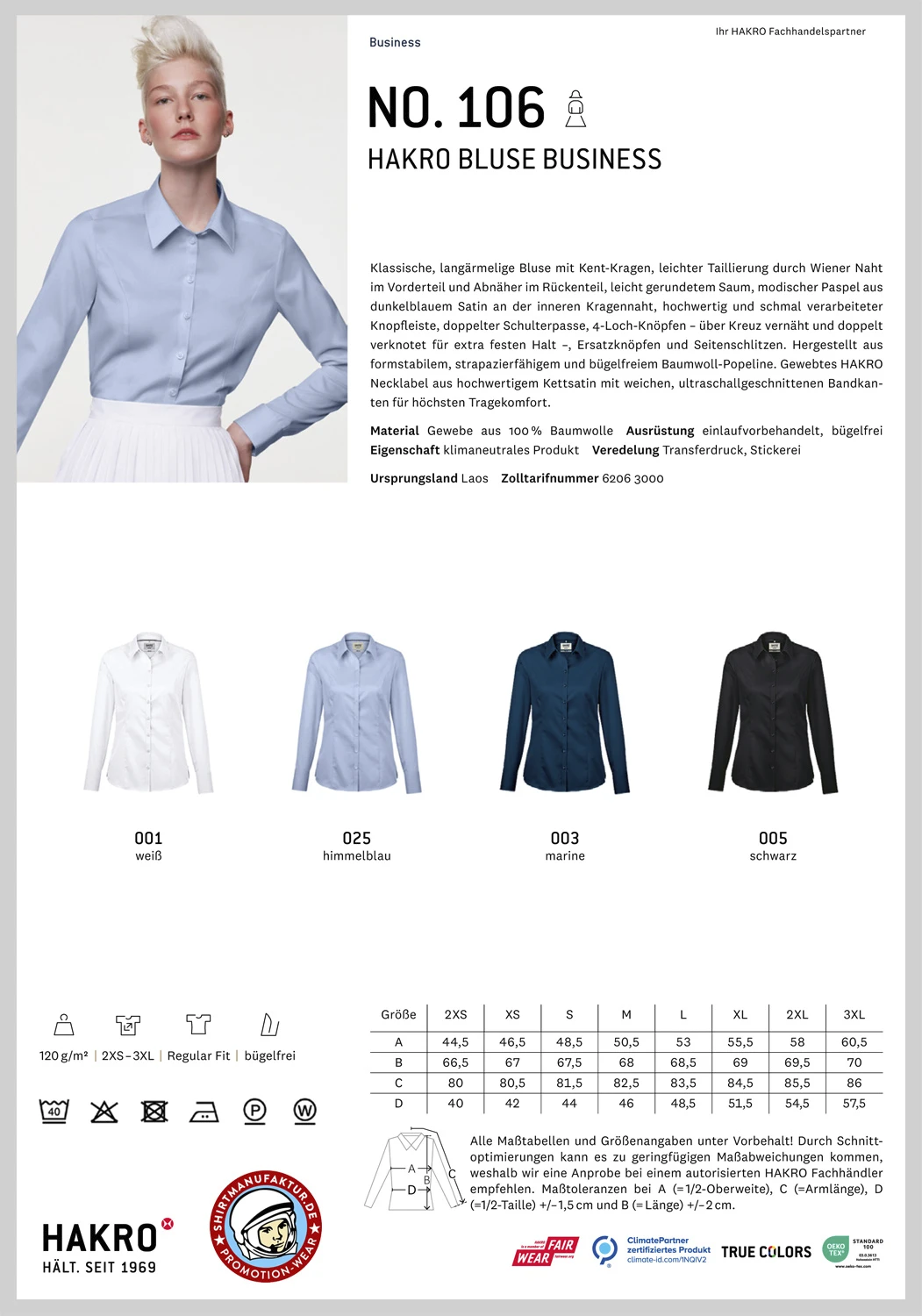 Hakro Ladies Blouse Business Hakro Ladies Blouse Business