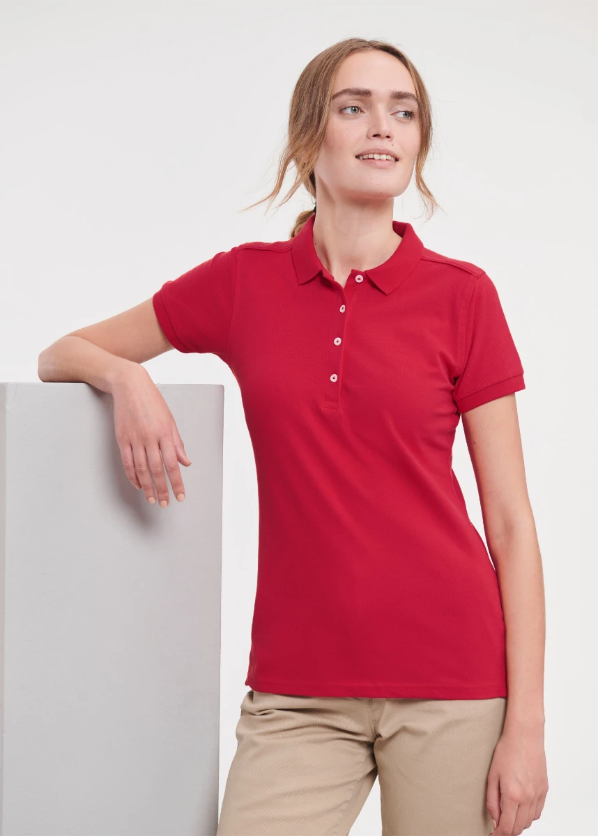 Russell Ladies Stretch Polo