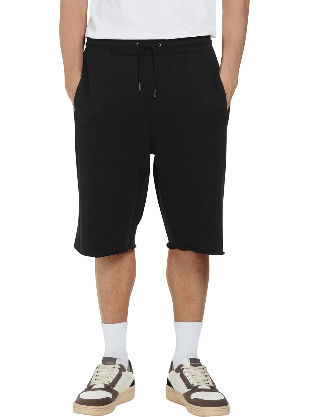 Earth Positive Raw Hem Sweat Shorts