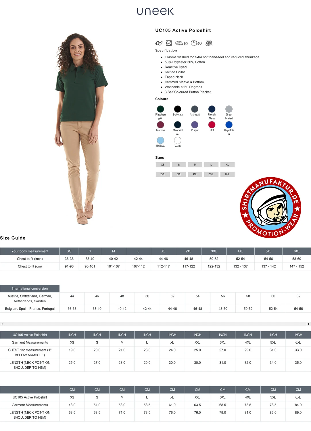Uneek Active Polo