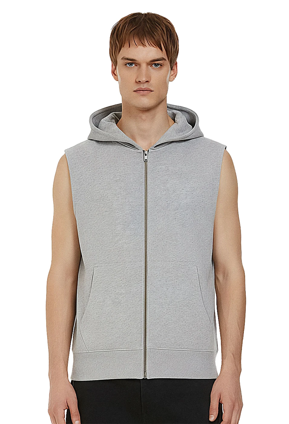 Earth Positive Sleeveless Full Zip Hoodie