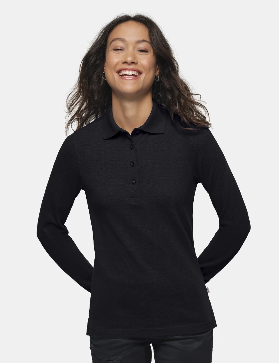 Hakro Ladies Longsleeve - Polo Mikralinar Hakro Ladies Longsleeve - Polo Mikralinar