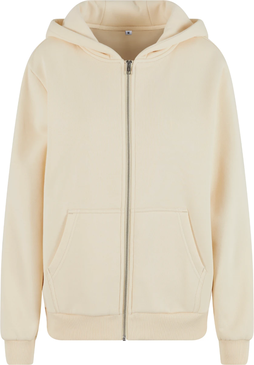 Build Your Brand Ladies Fluffy Zip Hoody