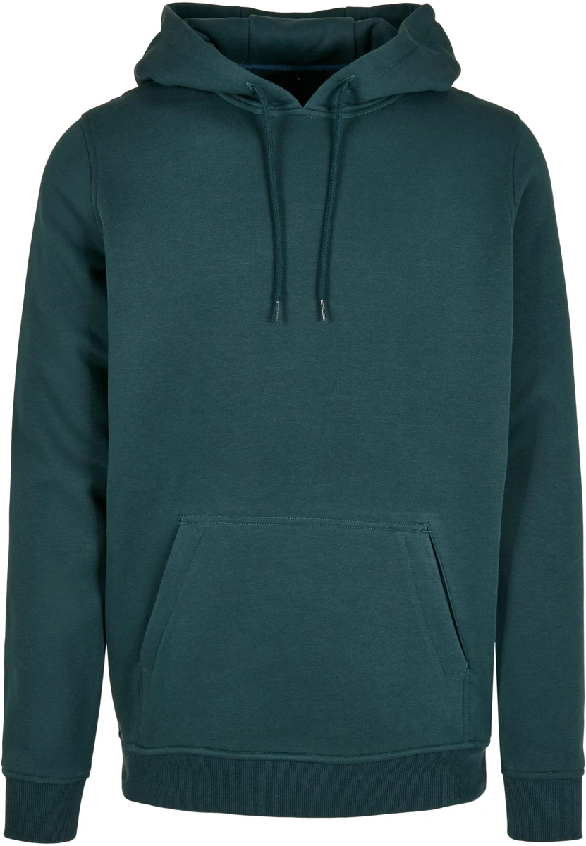 Build Your Brand Heavy Hoody, BY011 bottle green