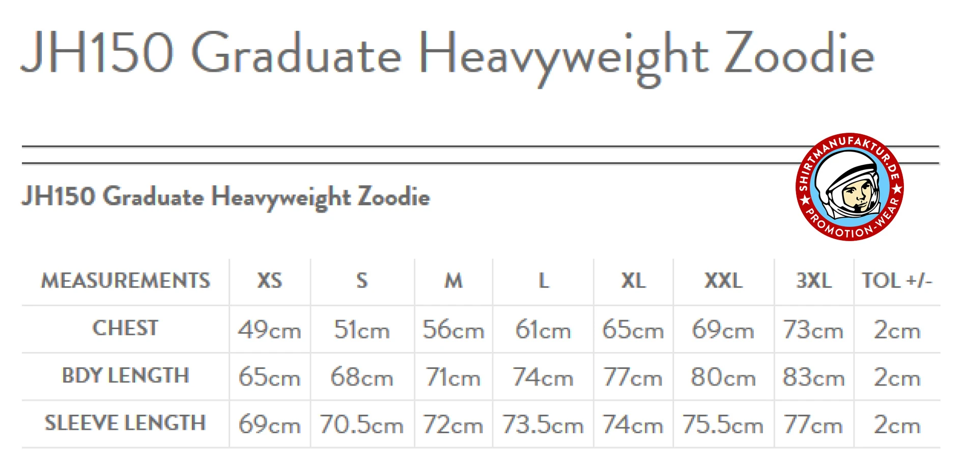 Just Hoods Graduate Heavyweight Zoodie