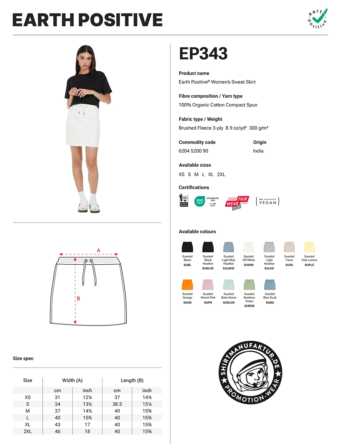 Earth Positive Sweat Skirt