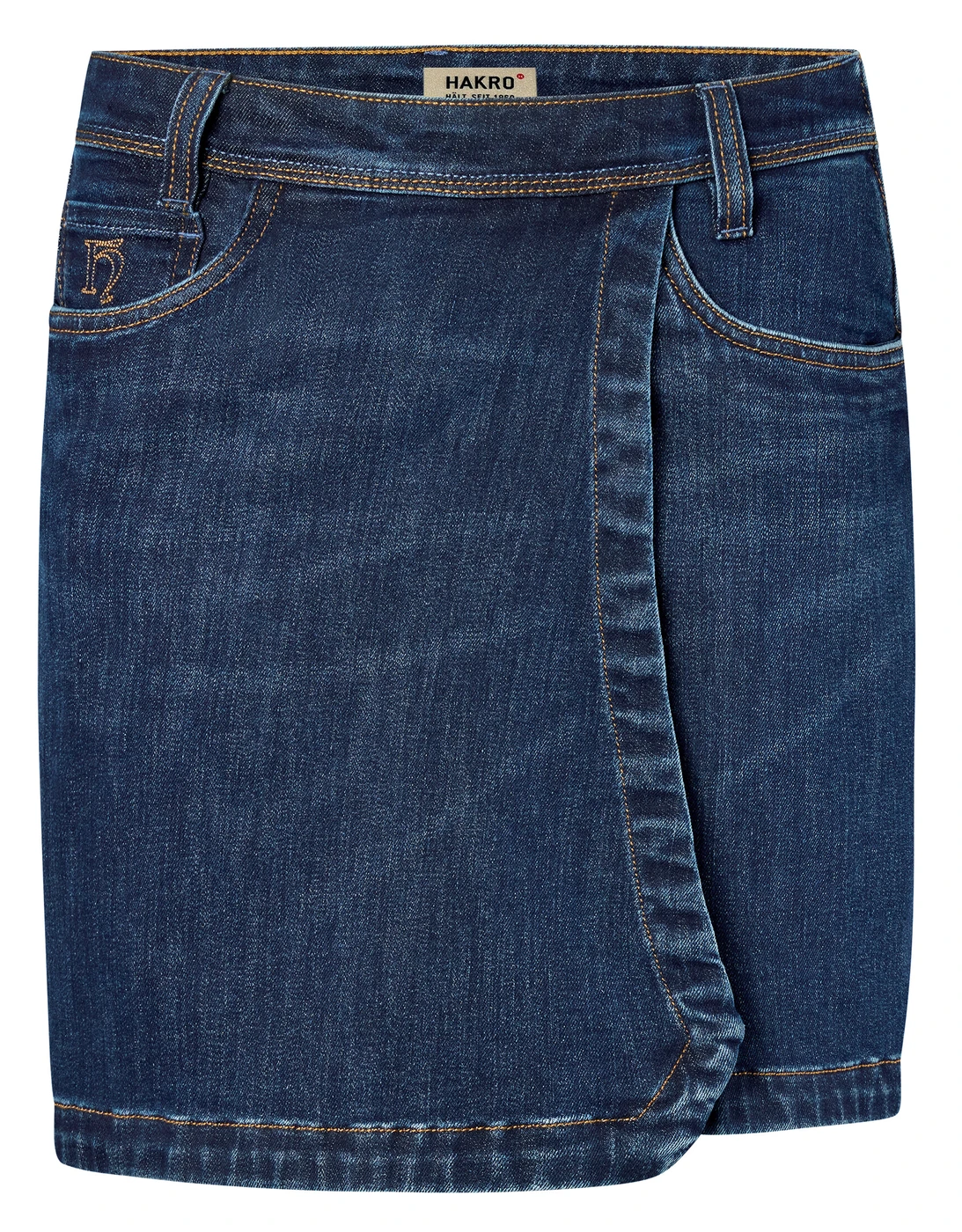 Hakro Ladies 5-Pocket-Jeansskort X-Stretch Eco Hakro Ladies 5-Pocket-Jeansskort X-Stretch Eco