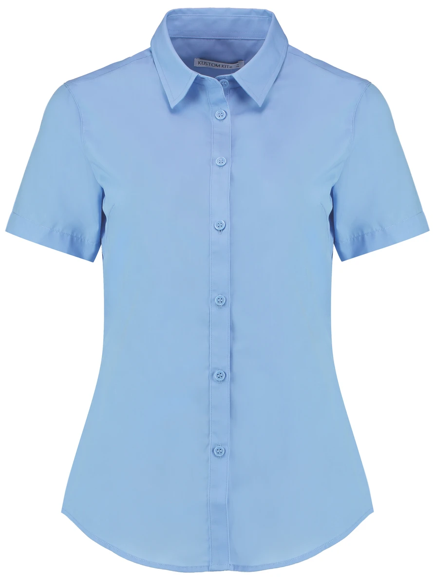 Kustom Kit Womens Poplin Blouse