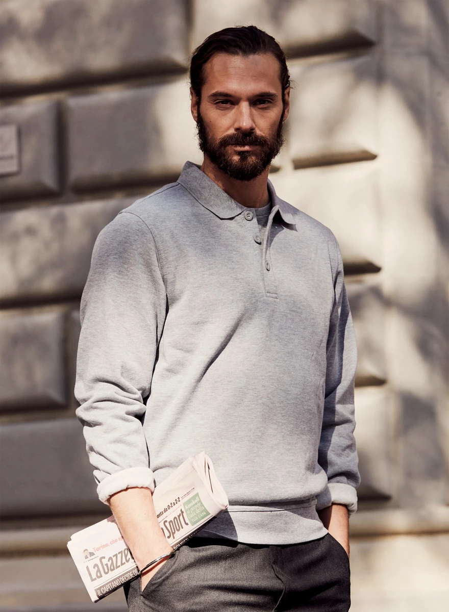 Clique Basic Polo Sweater Clique Basic Polo Sweater