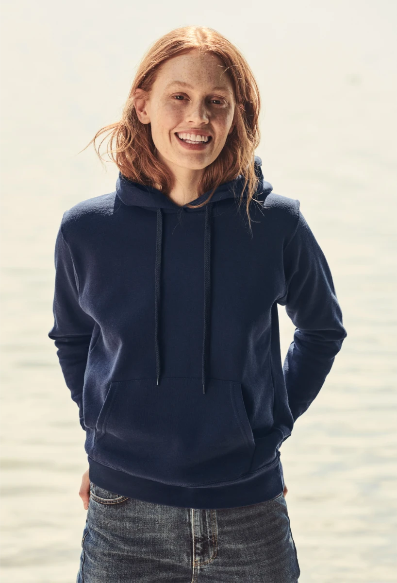 Fruit of the Loom Ladies Classic Hooded Sweat 