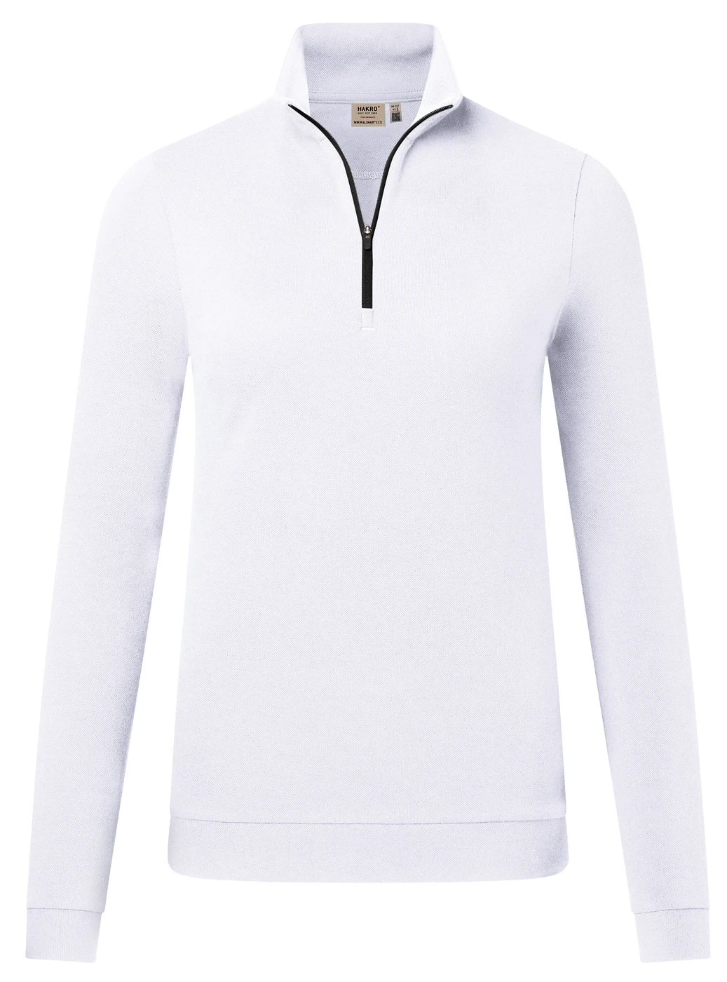 Hakro Ladies Zip-Longsleeve Piqué Mikralinar Eco