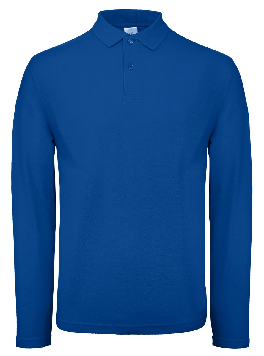 B&C Mens Longsleeve Polo ID.001
