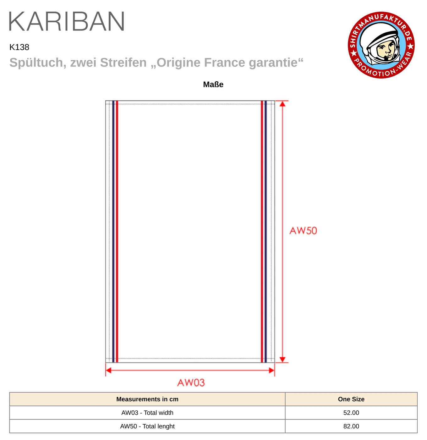 Kariban Spültuch