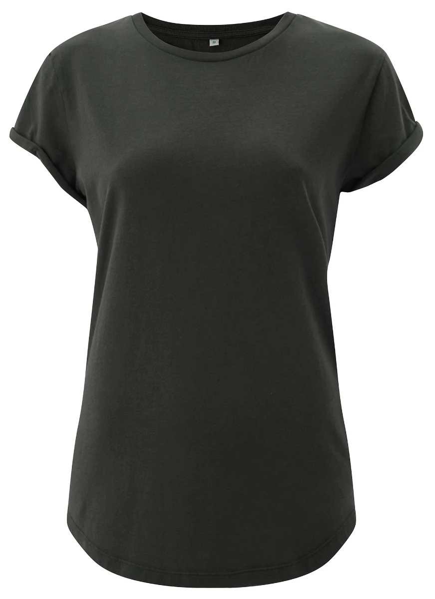 Earth Positve Womens Rolled Sleeve T-Shirt