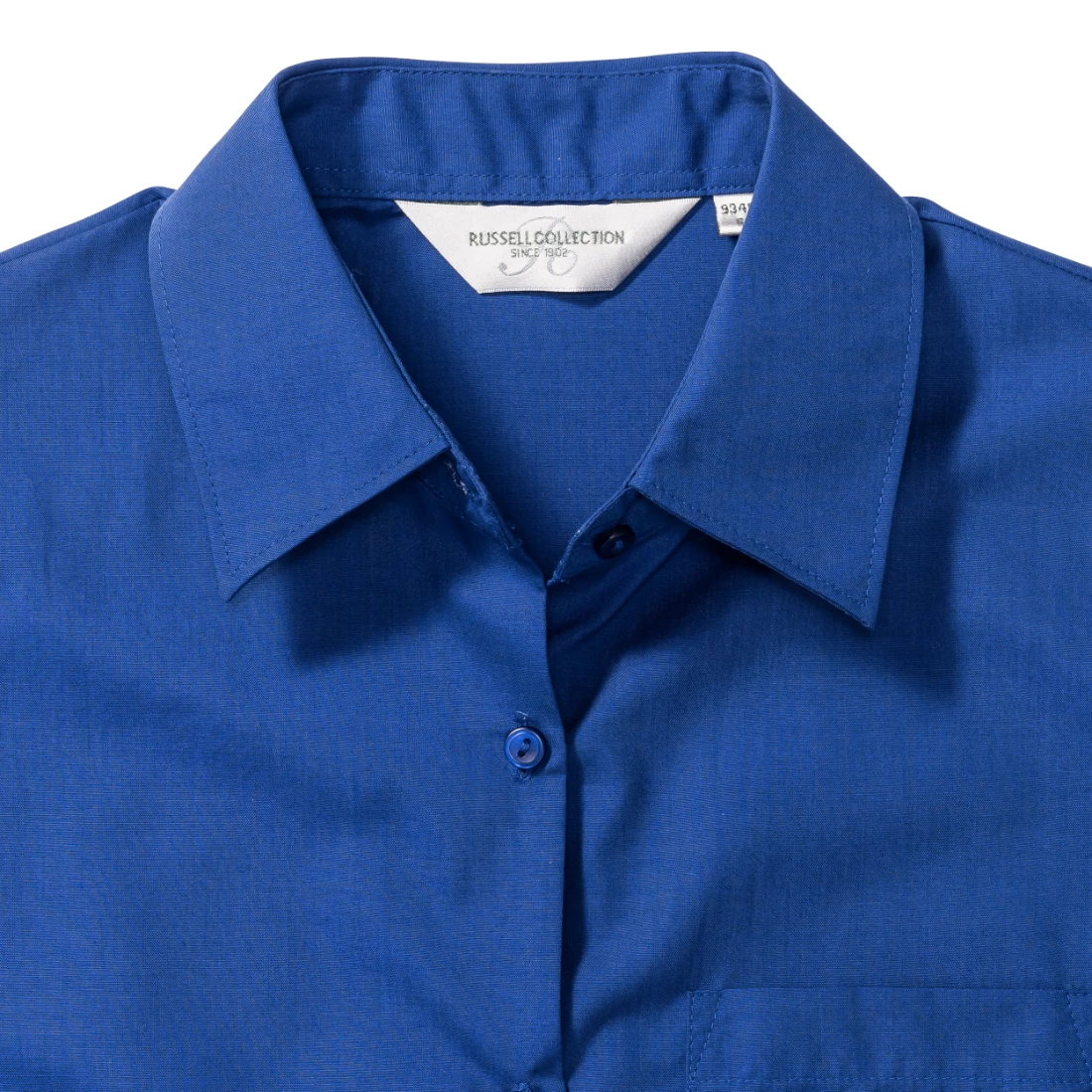 Russell Ladies Poly-Cotton Longsleeve Poplin Blouse