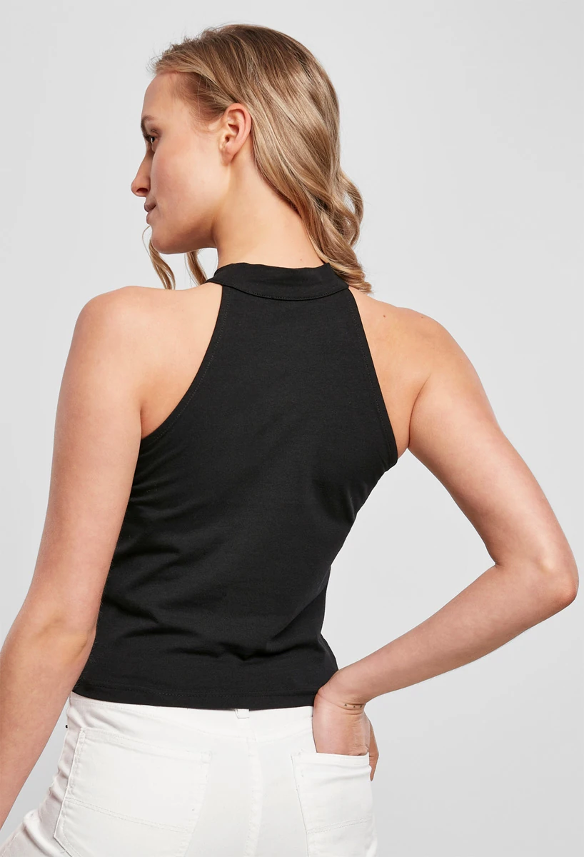 Build Your Brand Ladies Turtleneck Short Top