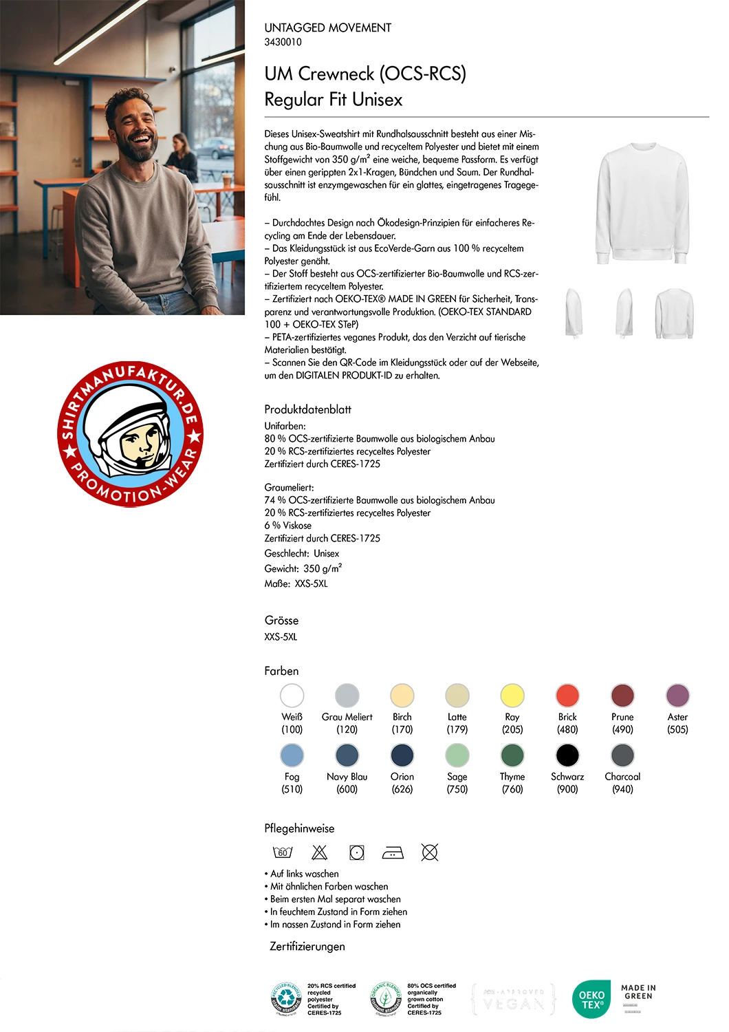 Untagged Movement Crewneck Regular Fit