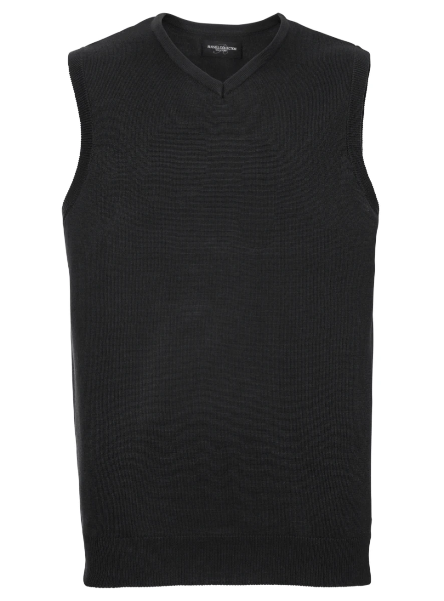 Russell V-Neck Sleeveless Knitted Pullover