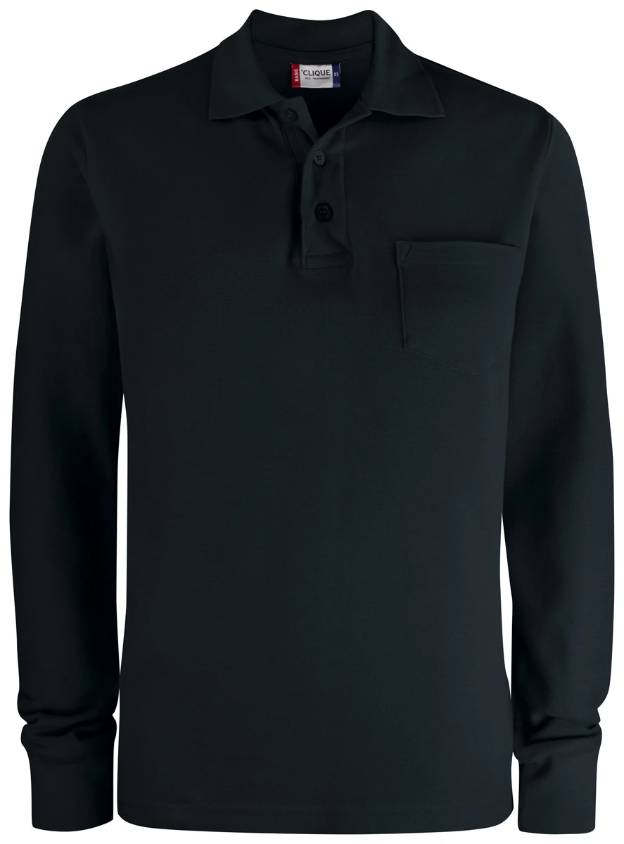 Clique Basic Polo Pocket Longsleeve