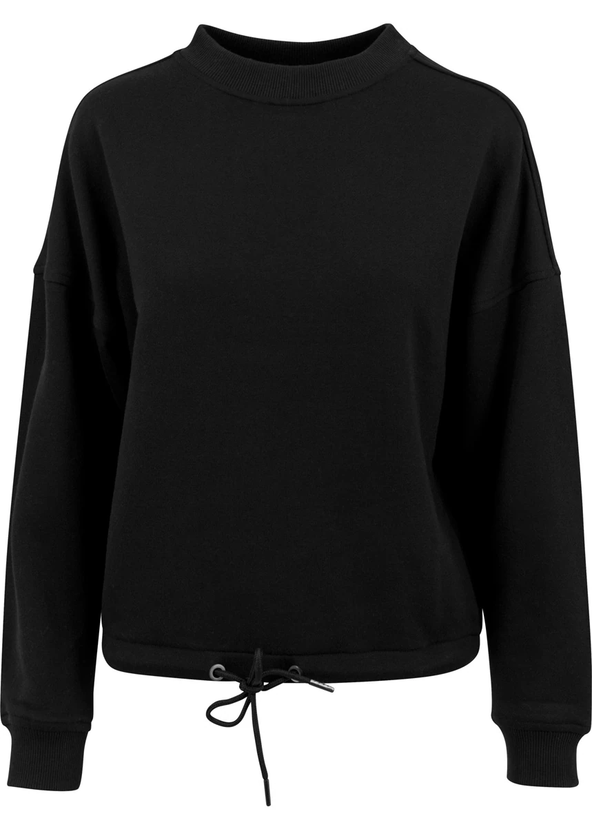 Build Your Brand Ladies Oversize Crewneck