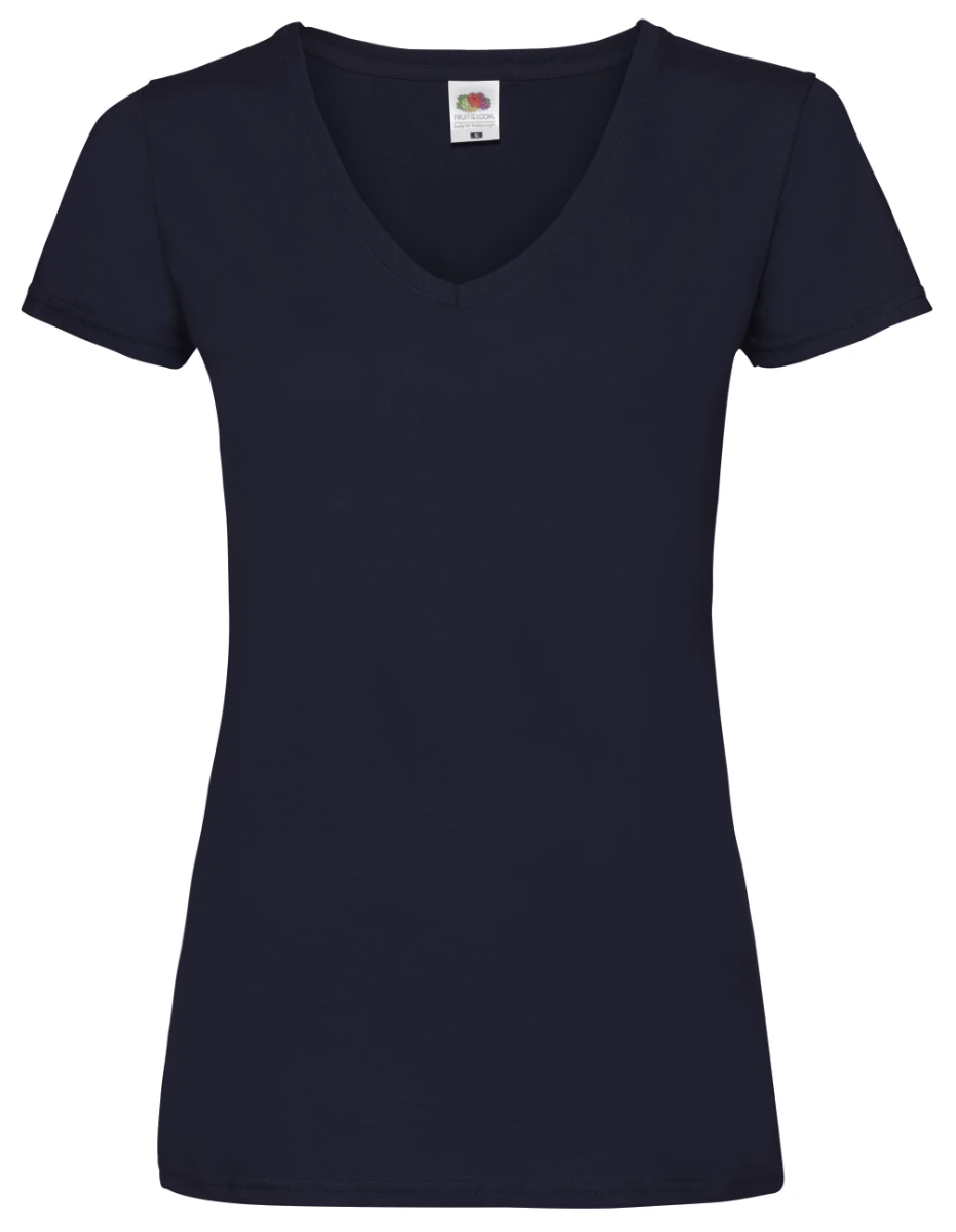Fruit of the Loom Ladies Valueweight V-Neck T 