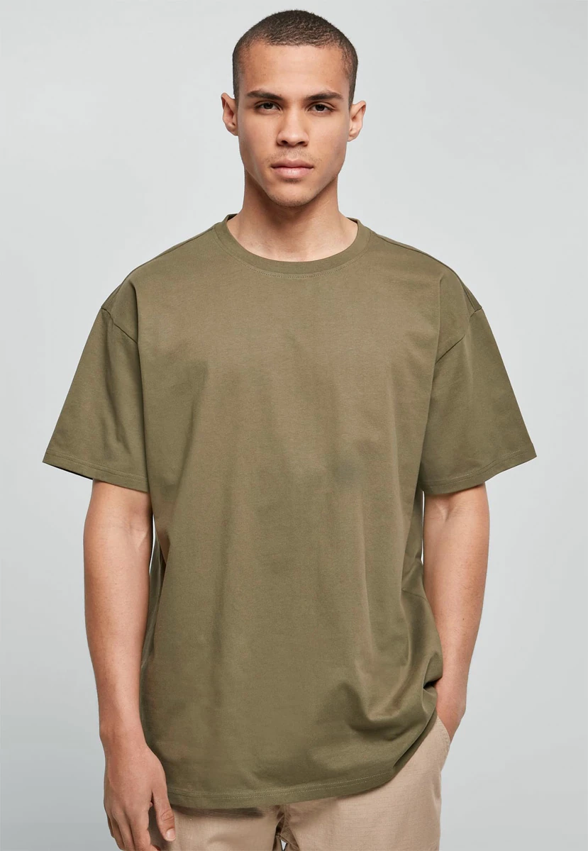 Build Your Brand, Heavy Oversize Tee BY102, olive