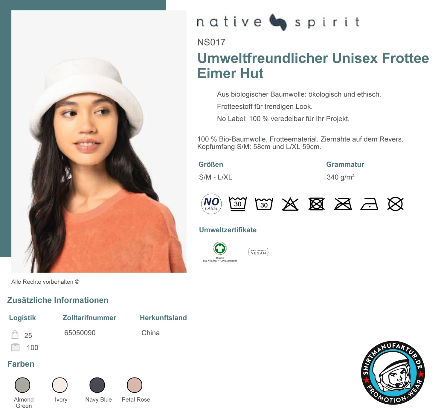 Native Spirit Frottee Hat