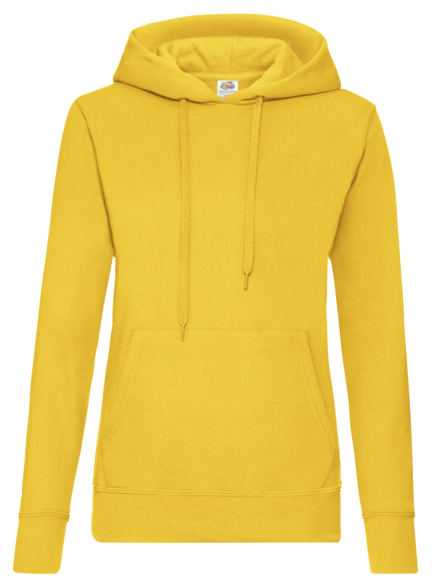 Fruit of the Loom Ladies Classic Hooded Sweat 