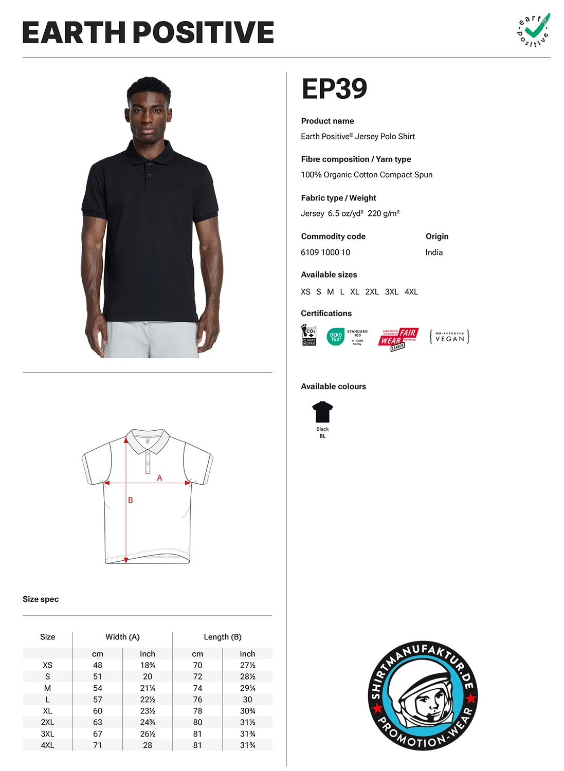 Earth Positive Jersey Polo