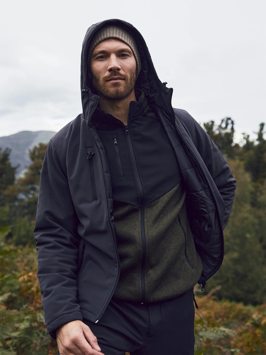 Clique Padded Softshell Hooded Jacket