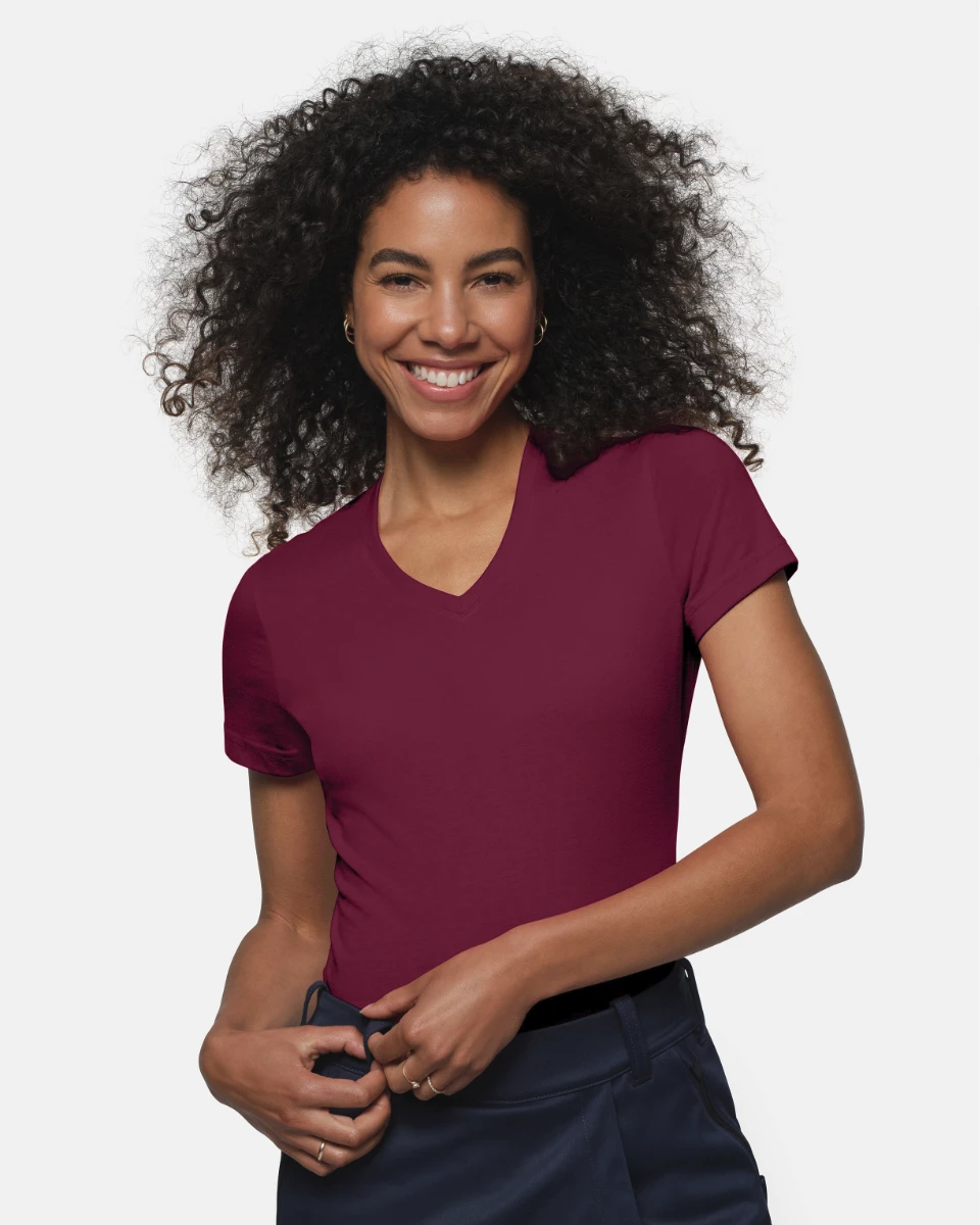 Hakro Ladies V-Shirt Mikralinar