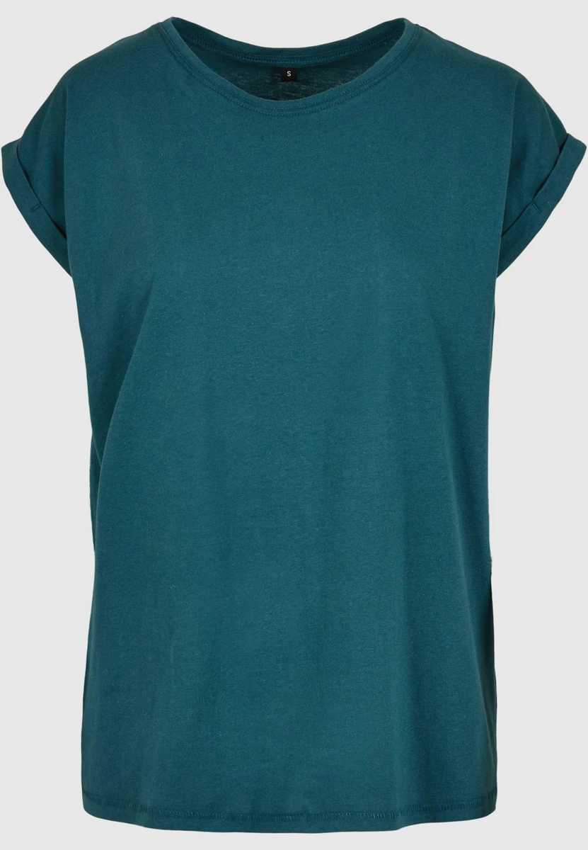 Build Your Brand Ladies Extended Shoulder Tee