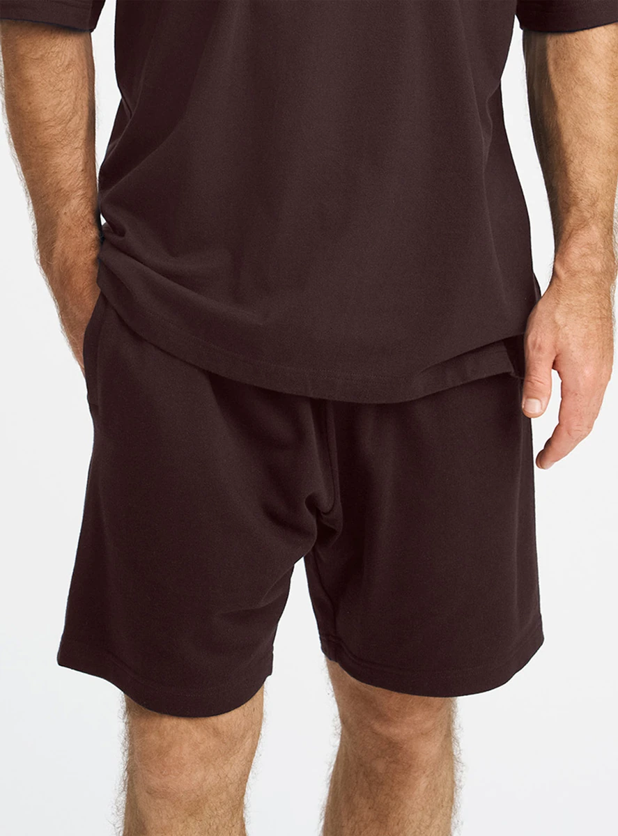 Neutral Tiger Cotton Sweatshorts