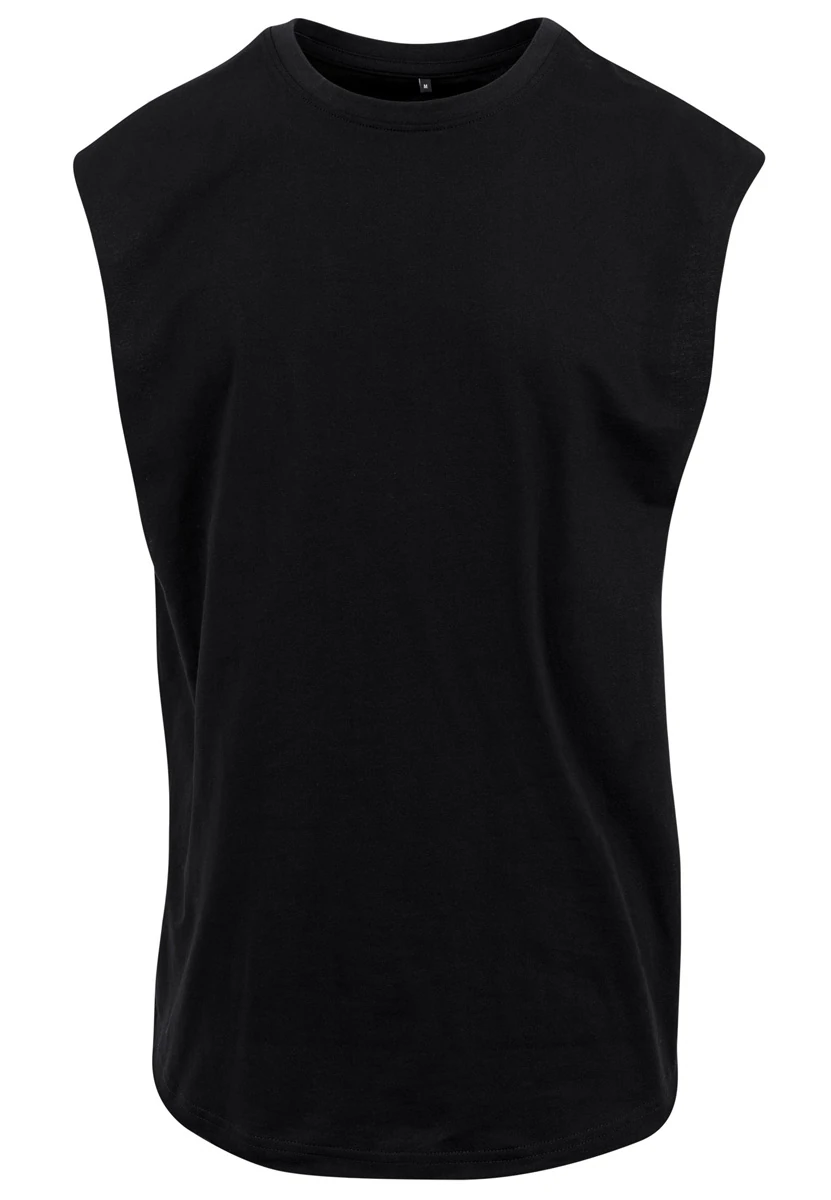 Build Your Brand, Sleeveless Tee BY049, schwarz