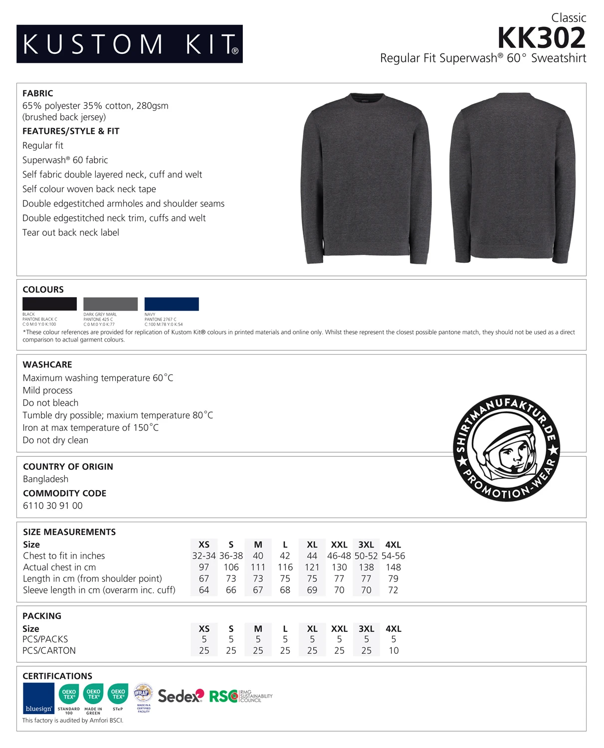 Kustom Kit Klassic Sweatshirt
