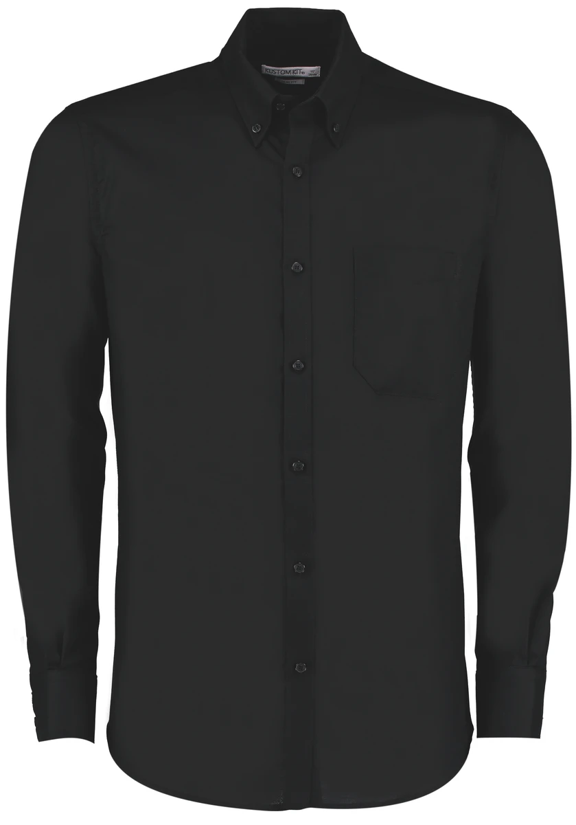 Kustom Kit Slim Fit Workwear Oxford Shirt Longsleeve