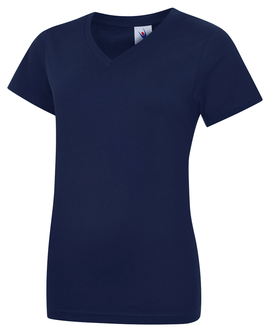 Uneek Ladies Classic V-Neck T-Shirt