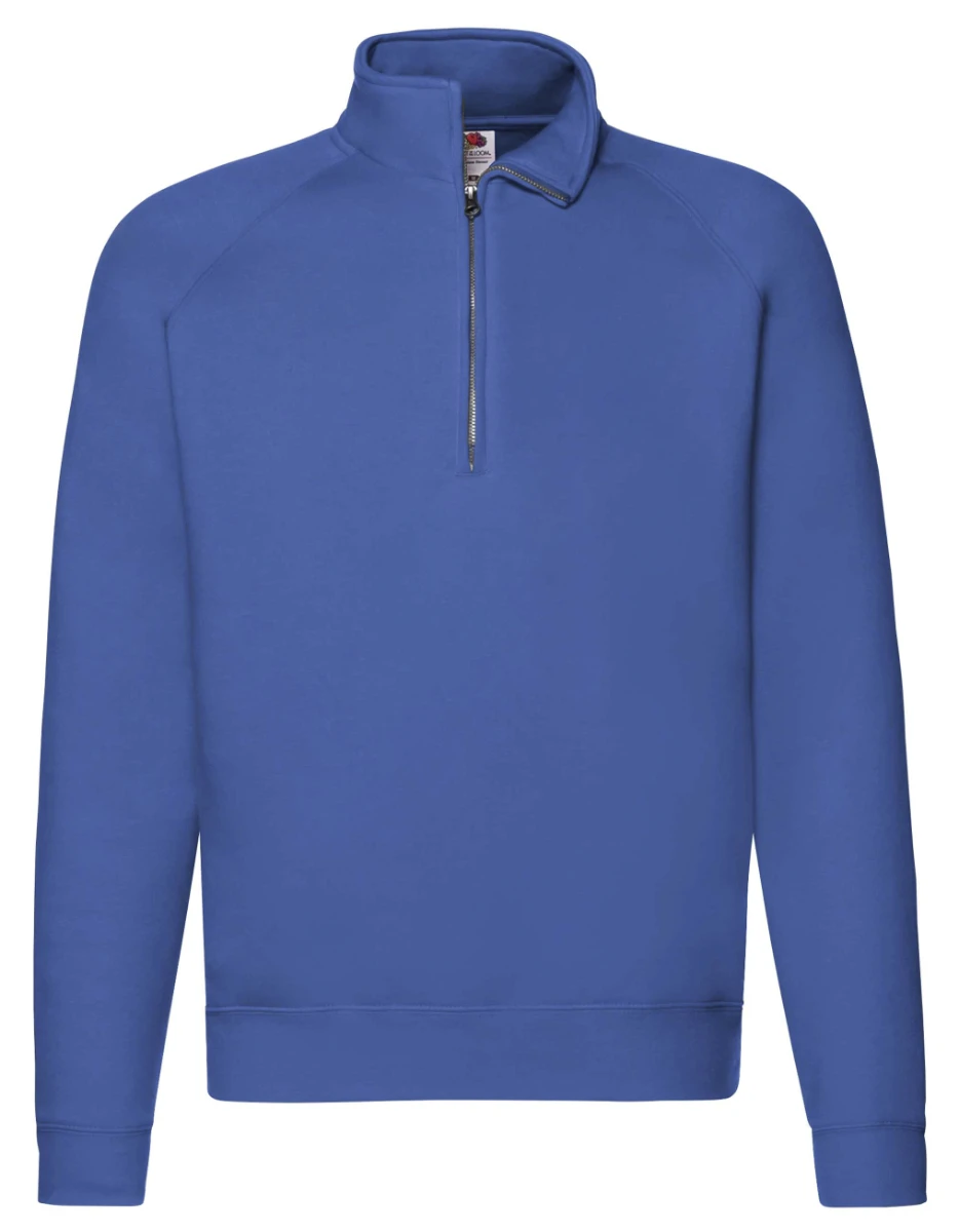 Fruit of the Loom Premium Zip Neck Raglan Sweat
