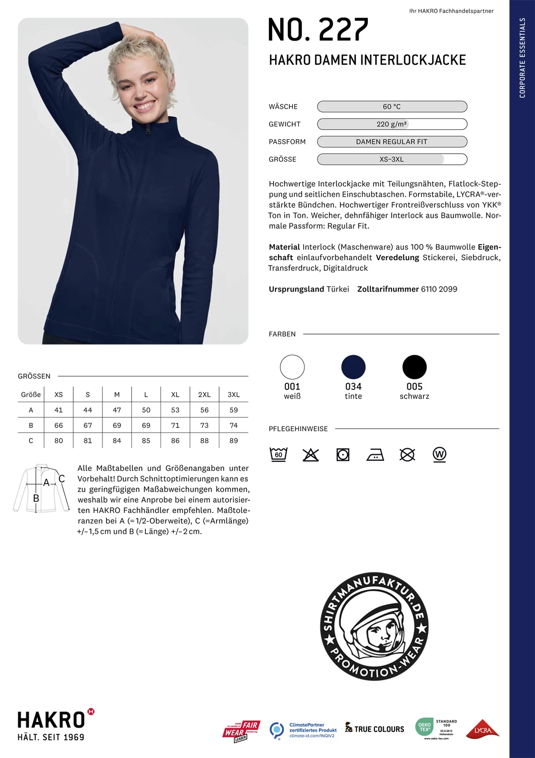 Hakro Ladies Interlock Jacket Hakro Ladies Interlock Jacket