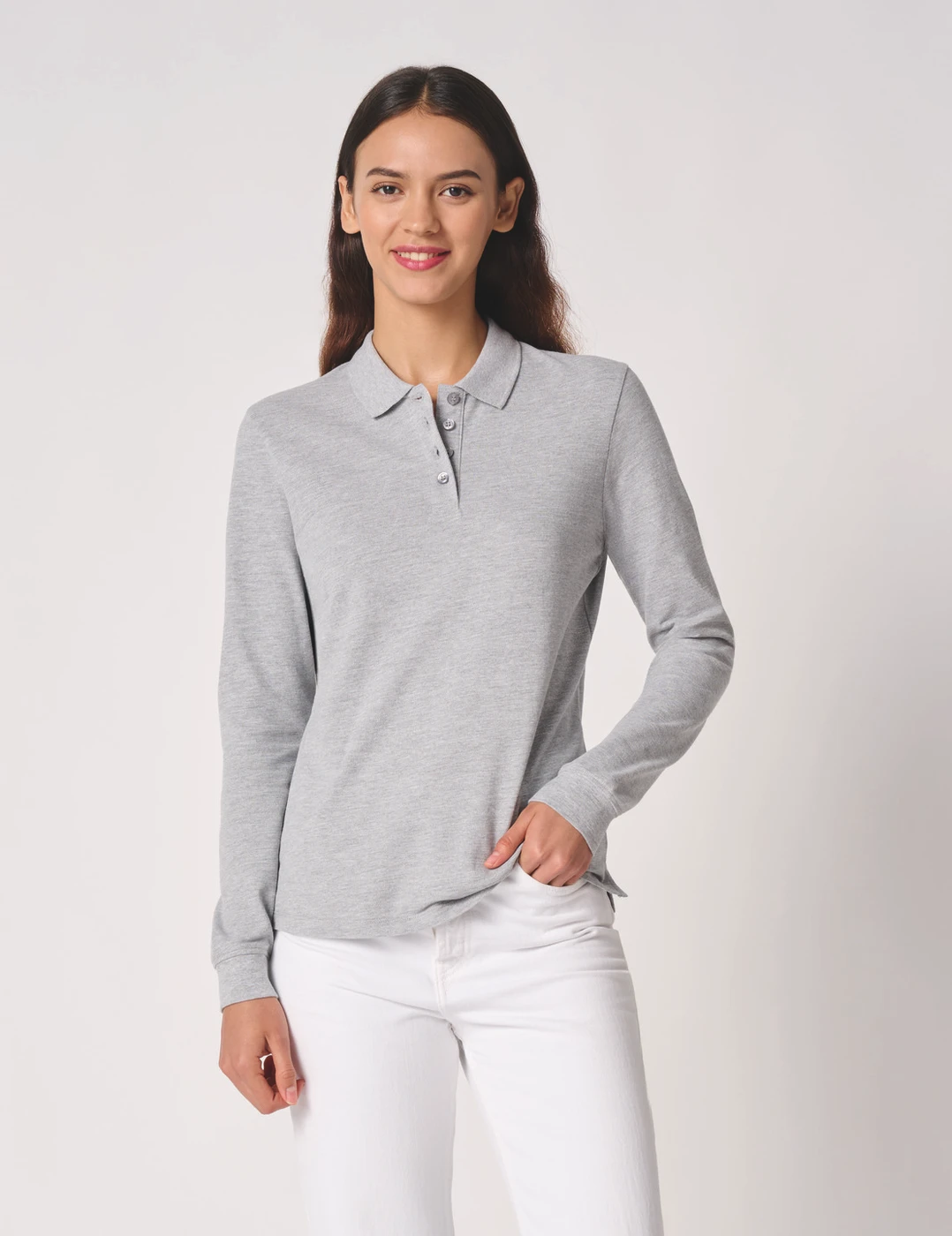 Ideal Basic Ladies Longsleeve Piqué 200 Polo