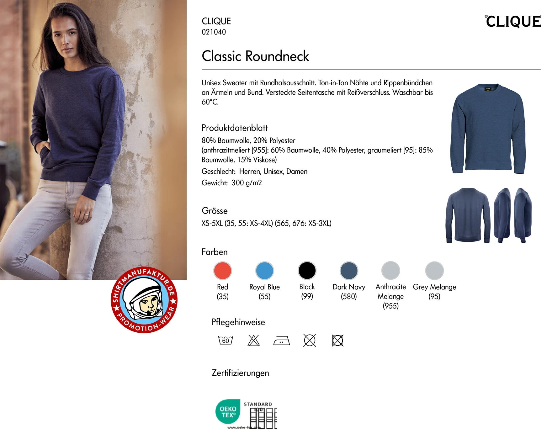 Clique Classic Roundneck