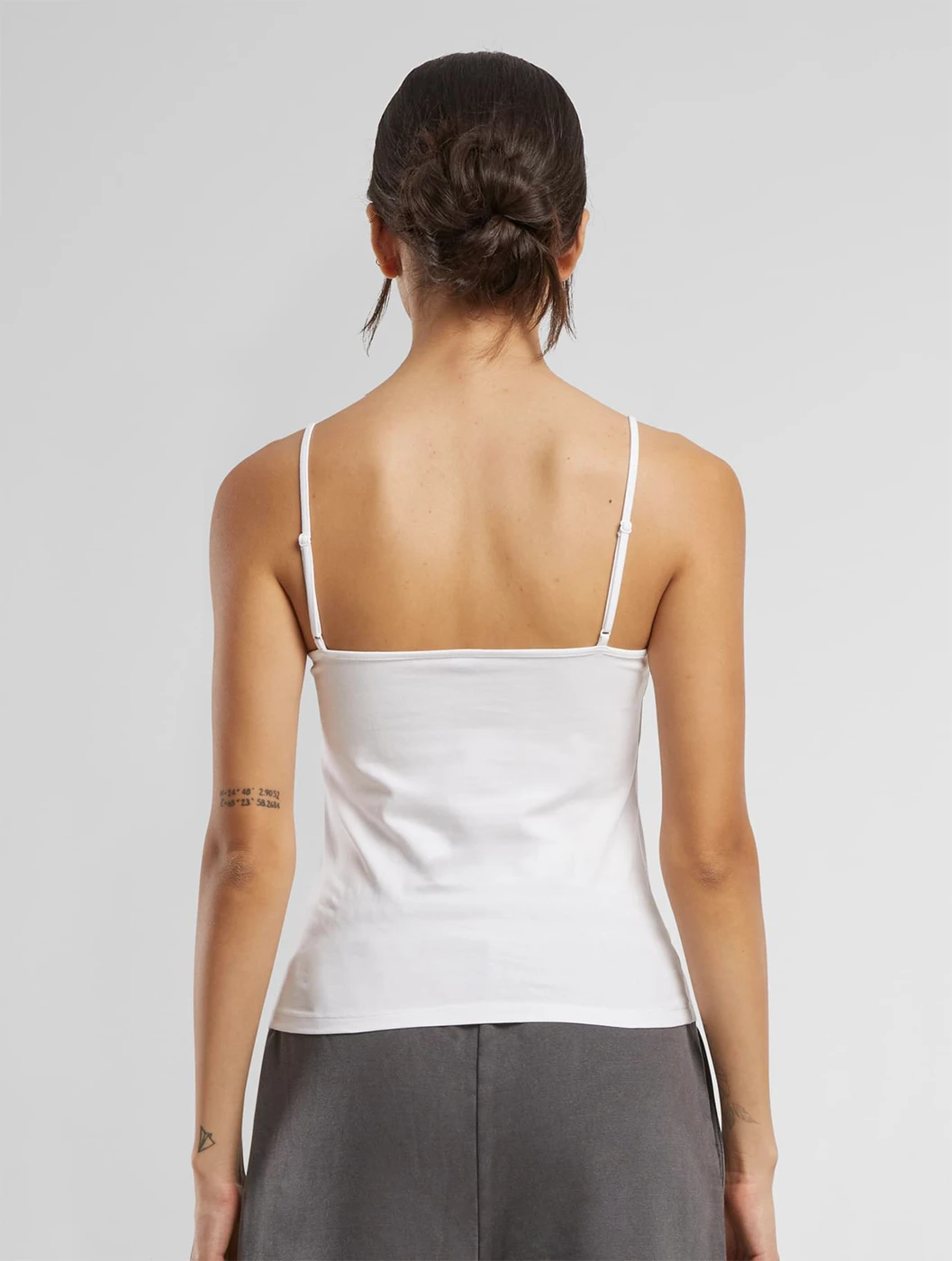 Build Your Brand Ladies Stretch Jersey Short Slim Top