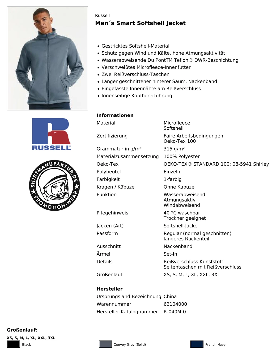 Russell Smart Softshell Jacket