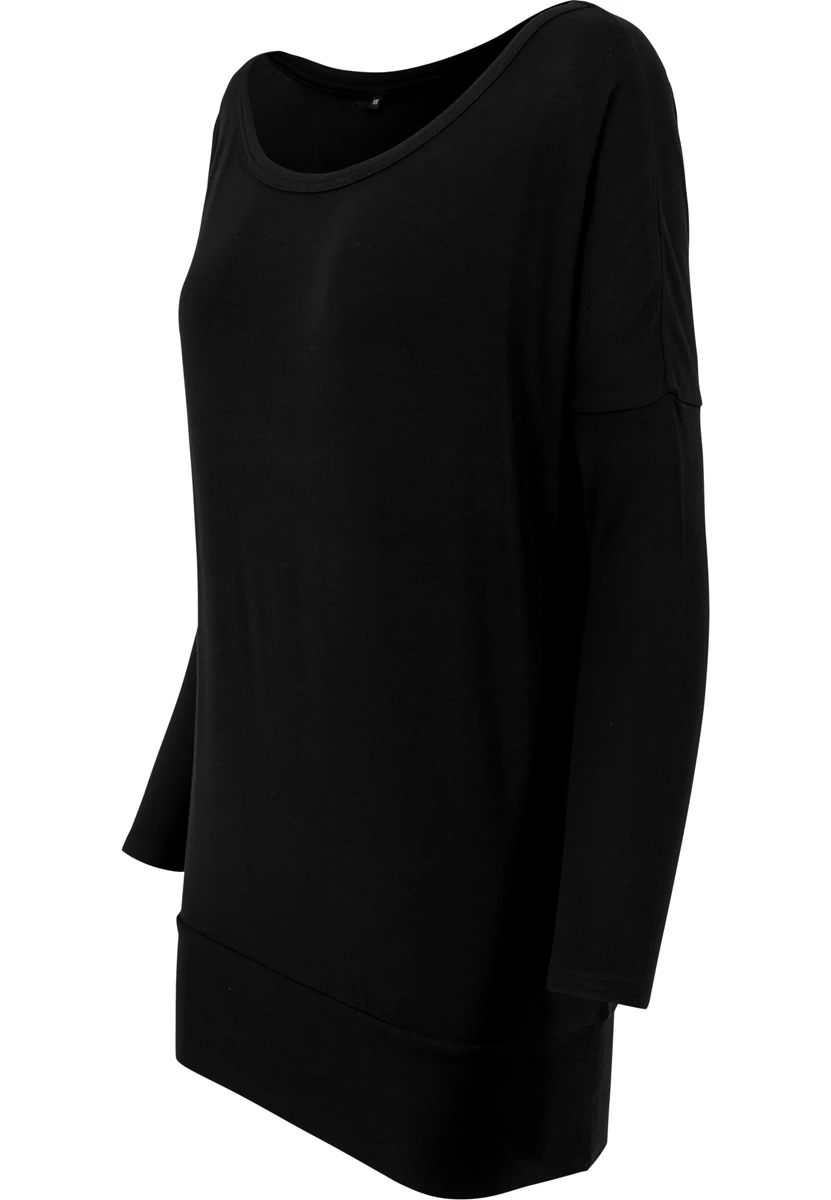 Build Your Brand Ladies Viskose Longsleeve 