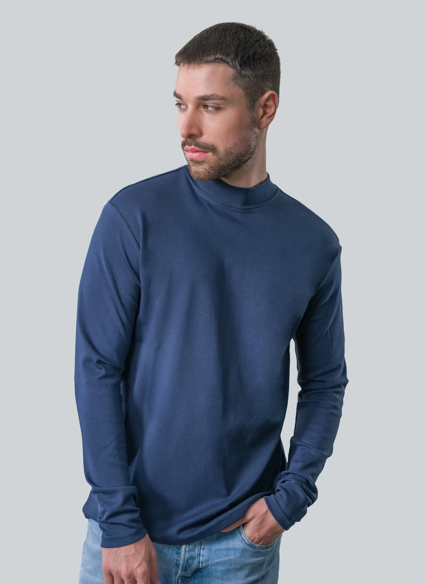 HRM Mens Premium Highneck Longsleeve