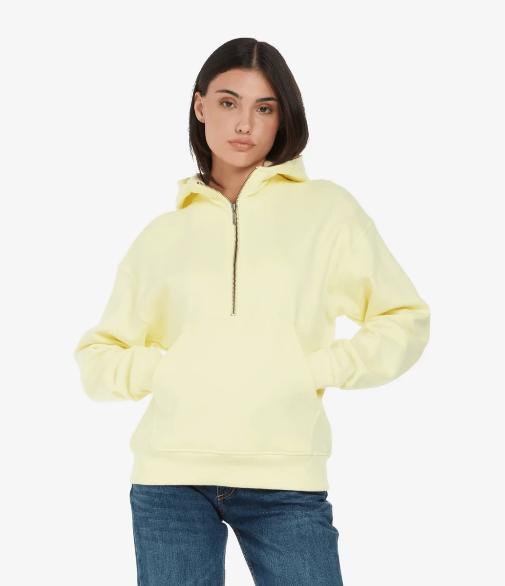 Earth Positive Womens Half-Zip Hoodie