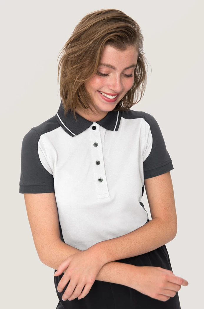 Hakro Ladies Poloshirt Contrast Mikralinar Hakro Ladies Poloshirt Contrast Mikralinar