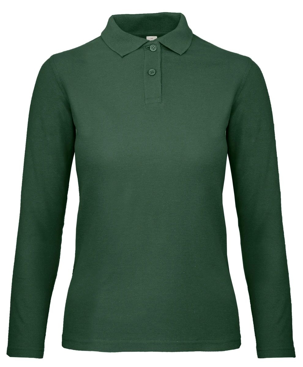 B&C Womens Longsleeve Polo ID.001
