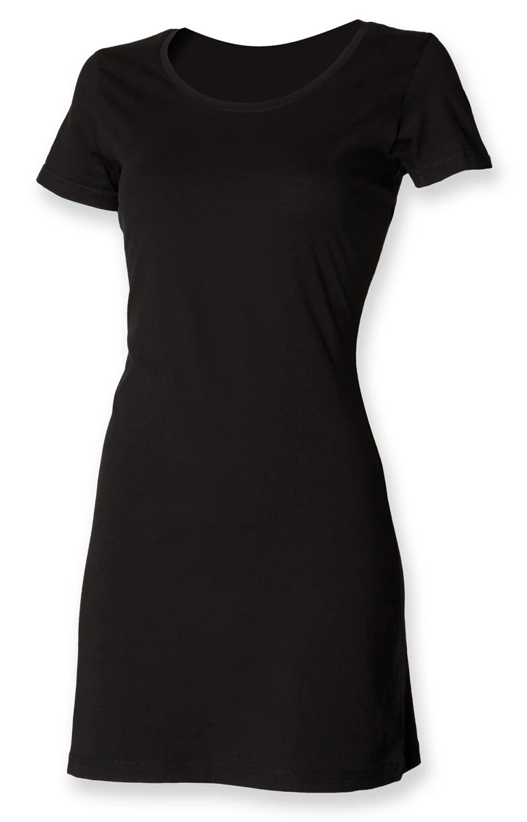 SkinniFit Womens T-Shirt Dress